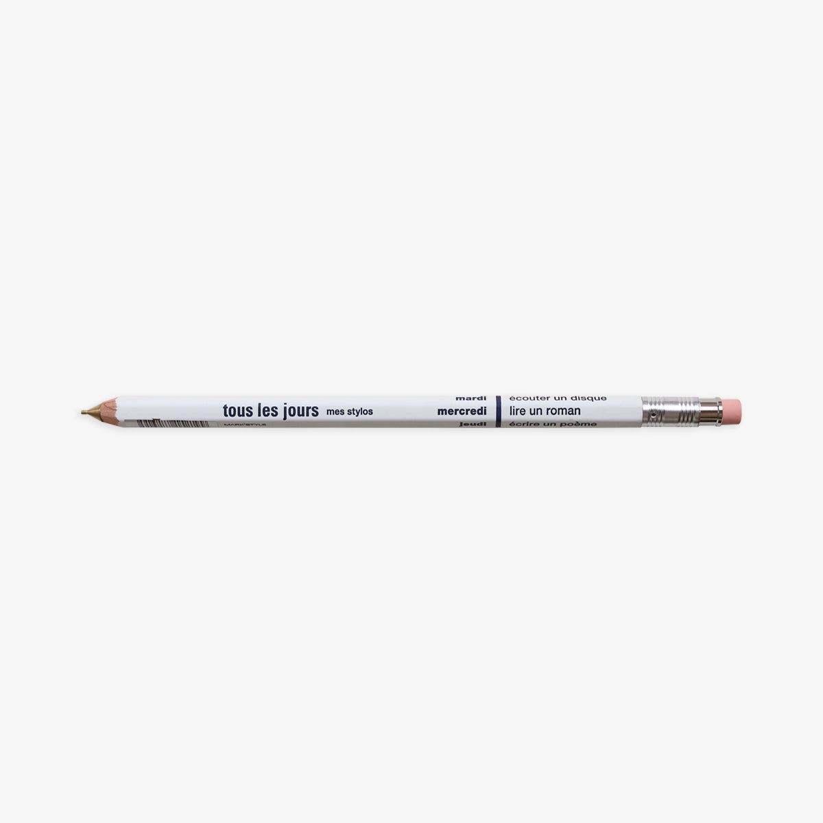 DAYS MECHANICAL PENCIL 0.5mm // WHITE