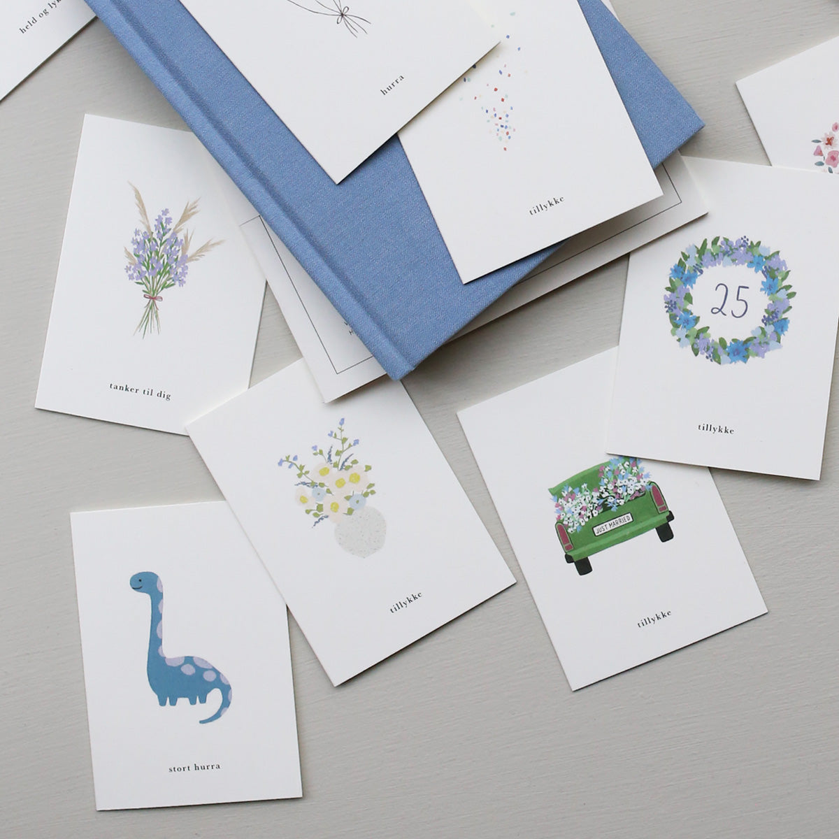SMALL GREETING CARD // FØDSELSDAGSBLOMSTER (DANISH)