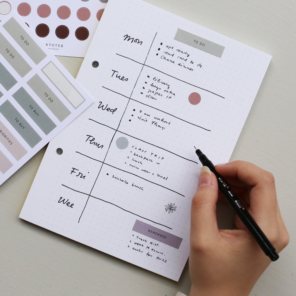 MINI DOT STICKERS // EARTH