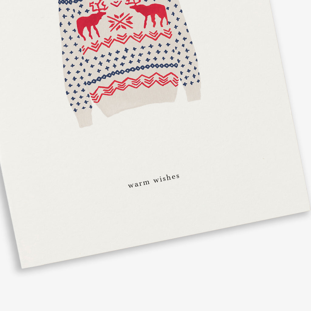 GREETING CARD // X-MAS SWEATER