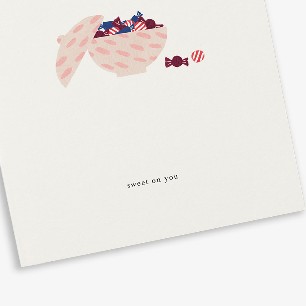 GREETING CARD // CANDY BOWL
