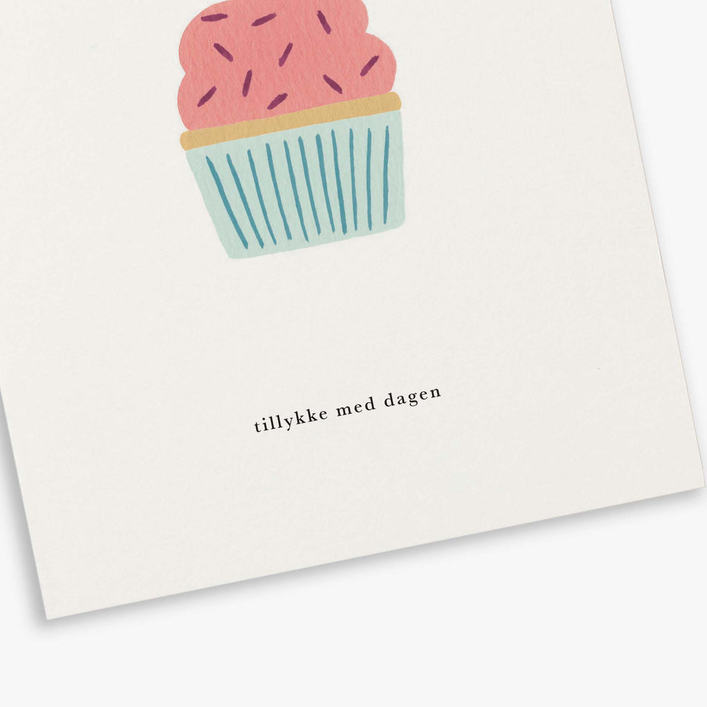 GREETING CARD // FØDSELSDAGSKAGE (DANISH)