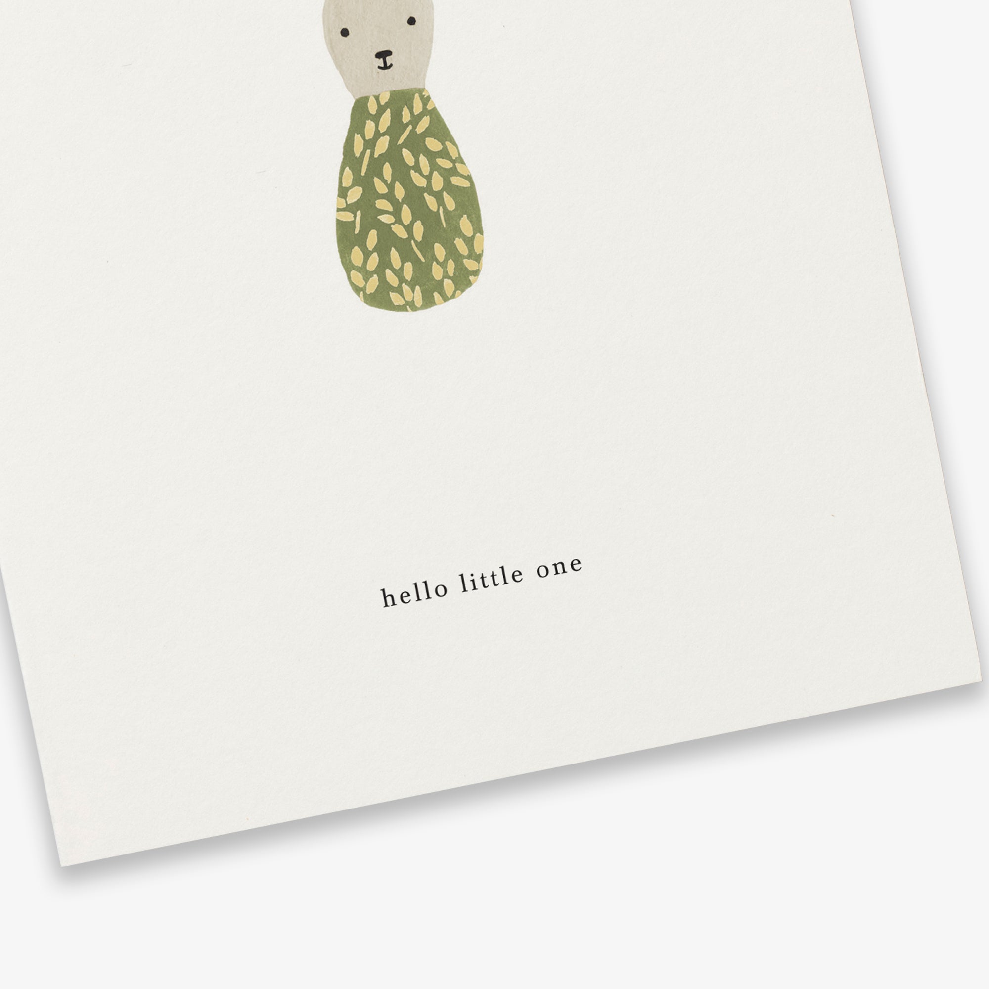 GREETING CARD // BABY RATTLE