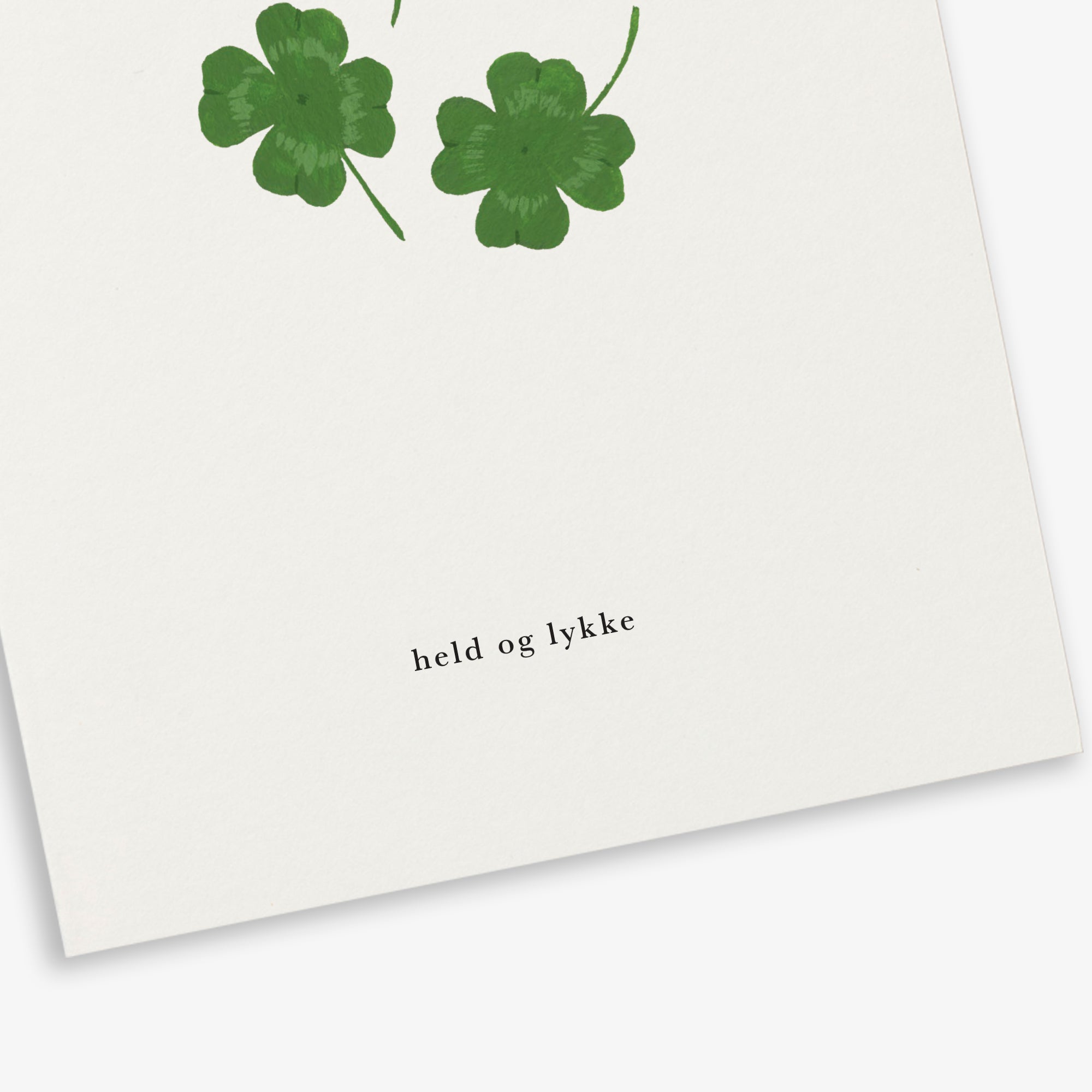 GREETING CARD // KLØVER (DANISH)