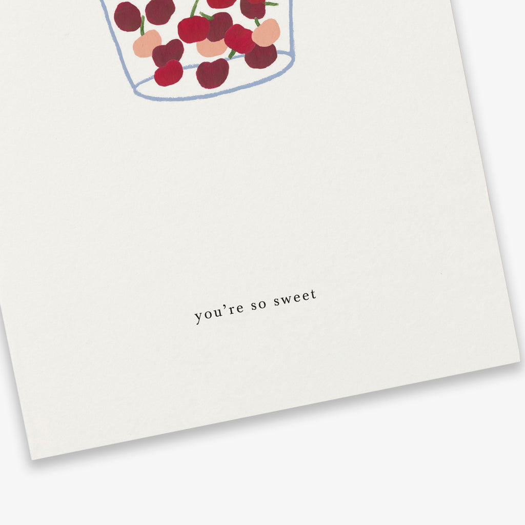 GREETING CARD // CHERRIES