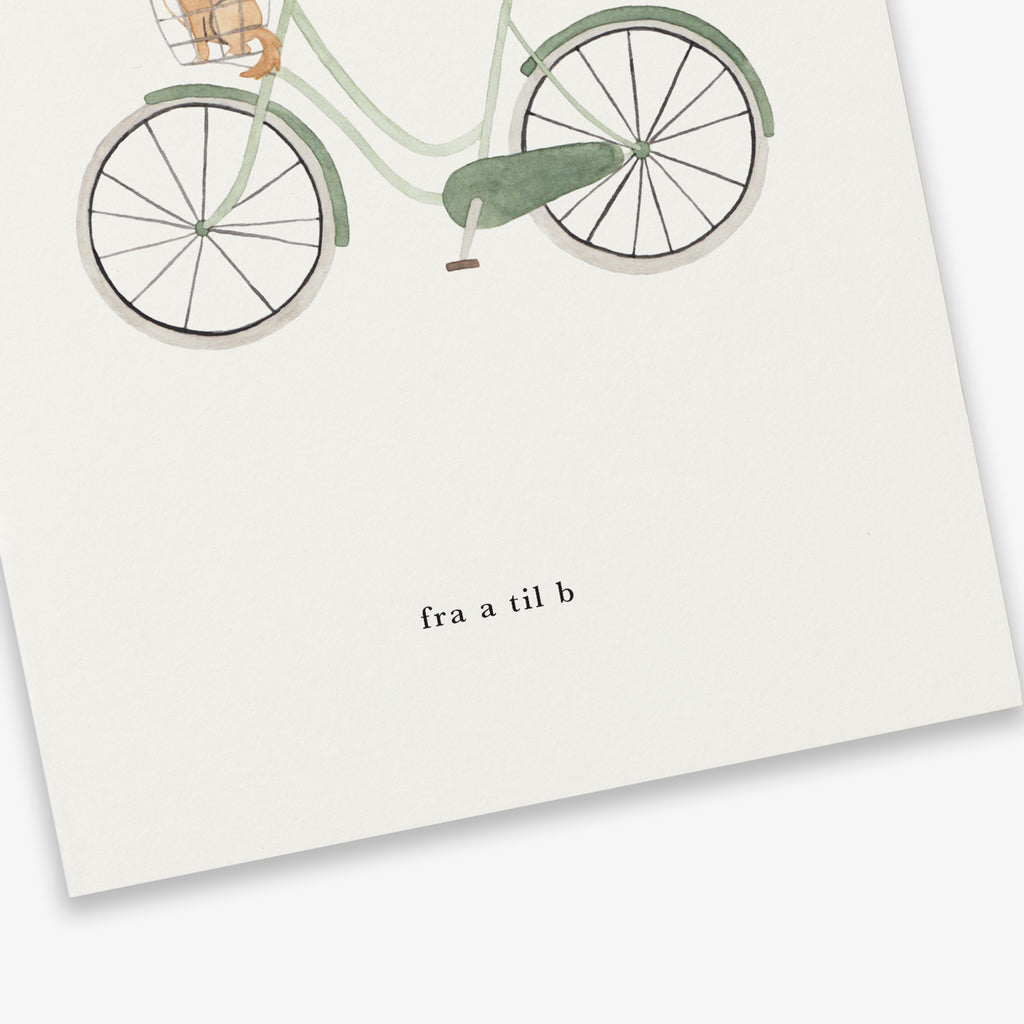 GREETING CARD // CYKEL (DANISH)
