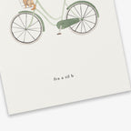 GREETING CARD // CYKEL (DANISH)