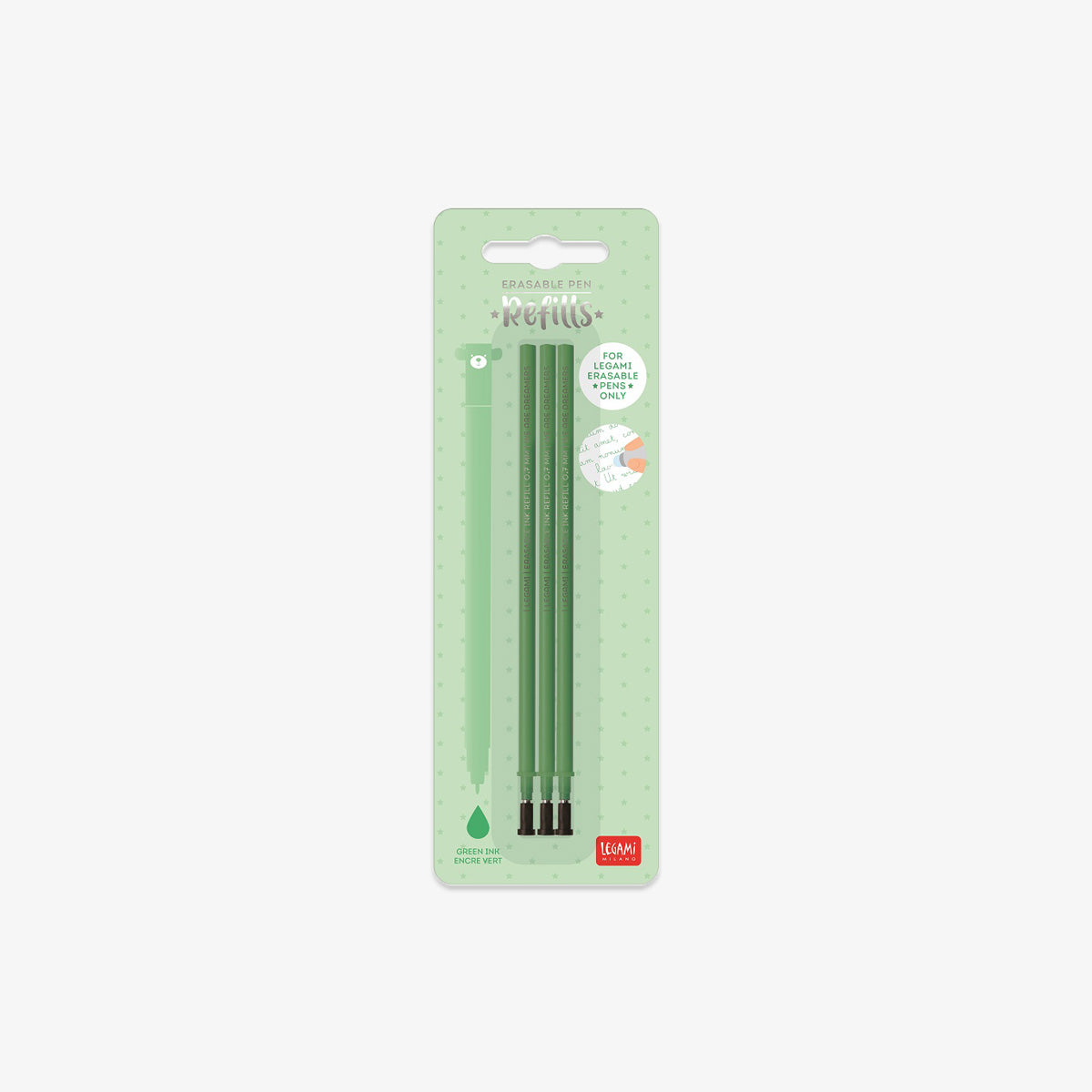 INK REFILLS FOR ERASABLE GEL PENS // GREEN
