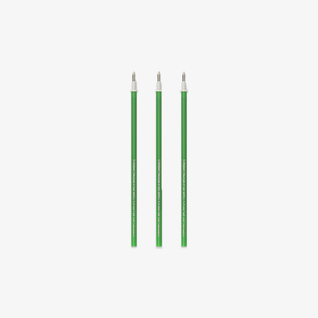 INK REFILLS FOR ERASABLE GEL PENS // GREEN