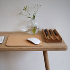 LEATHER MOUSE PAD // NATURAL
