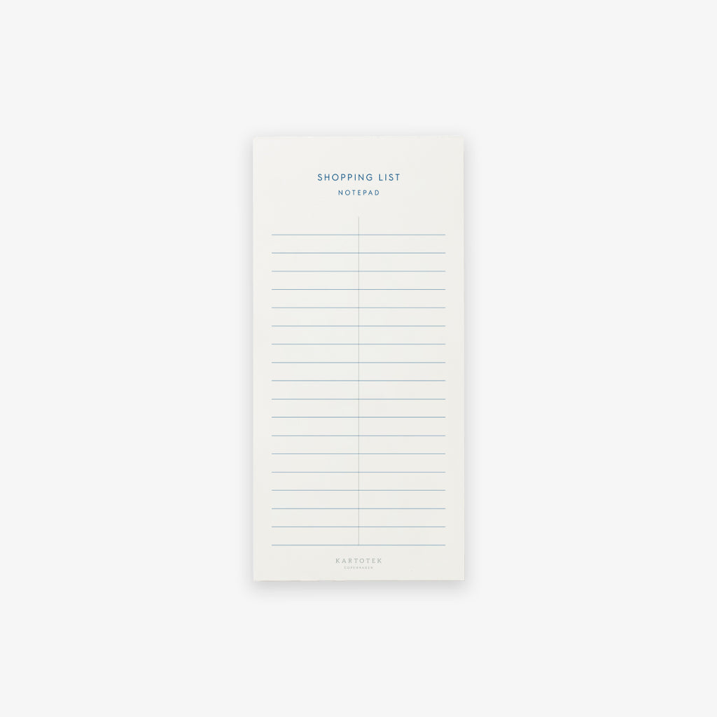 SHOPPINGLISTE BLOK