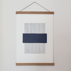 PRINT A3 LINES // NAVY + OAK FRAME