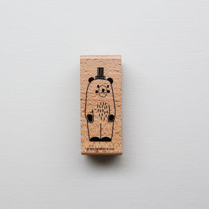 RUBBER STAMP // BEAR WITH HAT