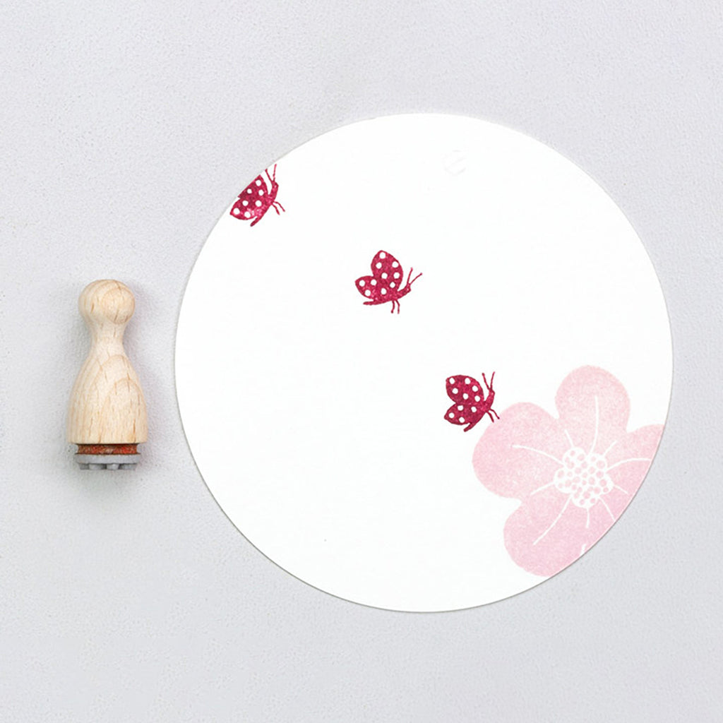 MINI RUBBER STAMP // BUTTERFLY