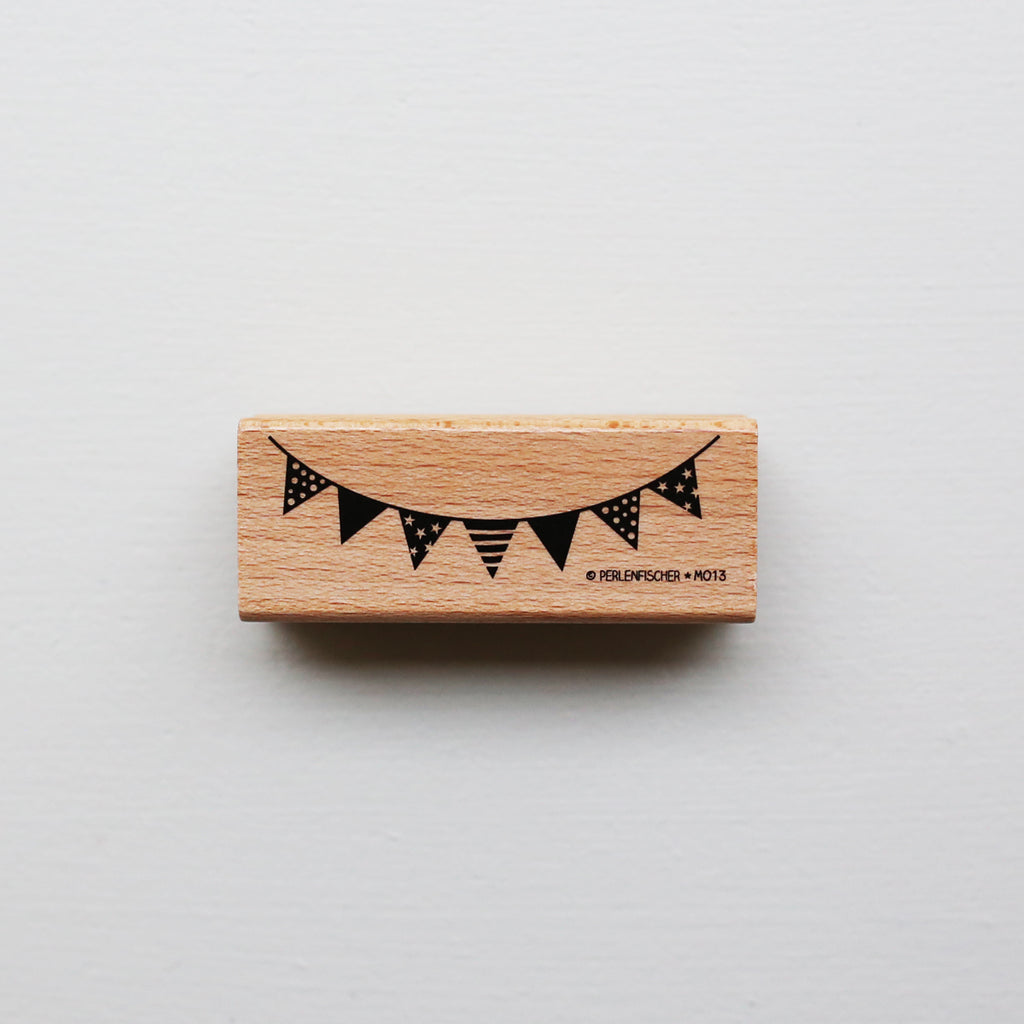RUBBER STAMP // FLAG GARLAND