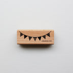 RUBBER STAMP // FLAG GARLAND
