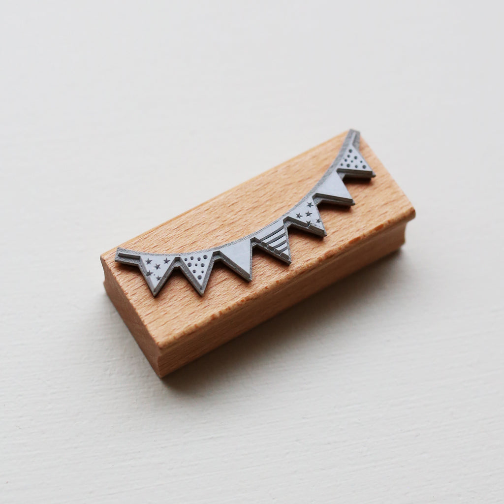 RUBBER STAMP // FLAG GARLAND
