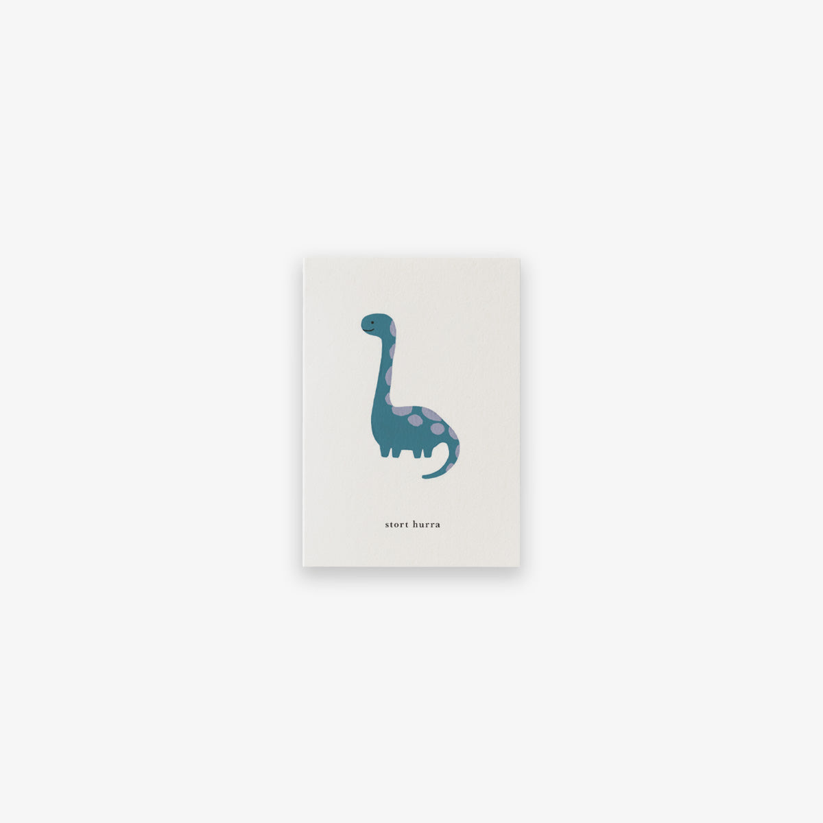 SMALL GREETING CARD // DINOSAUR (DANISH)