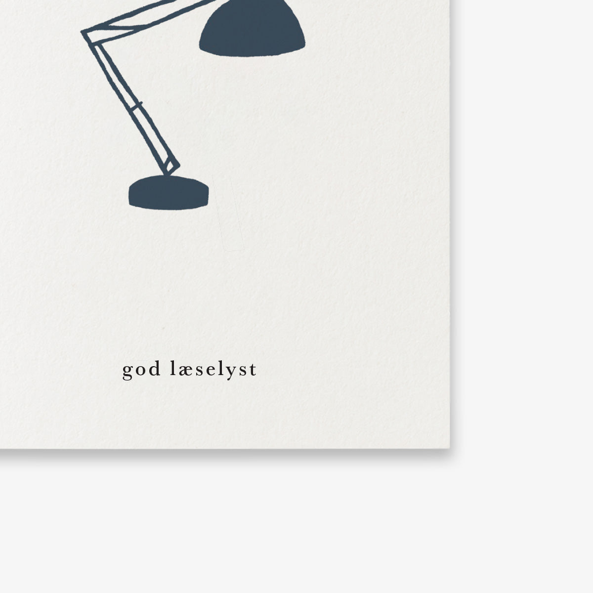 SMALL GREETING CARD // LAMPE (DANISH)