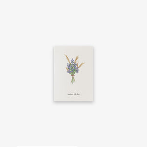 SMALL GREETING CARD // FORGLEMMIGEJ (DANISH)