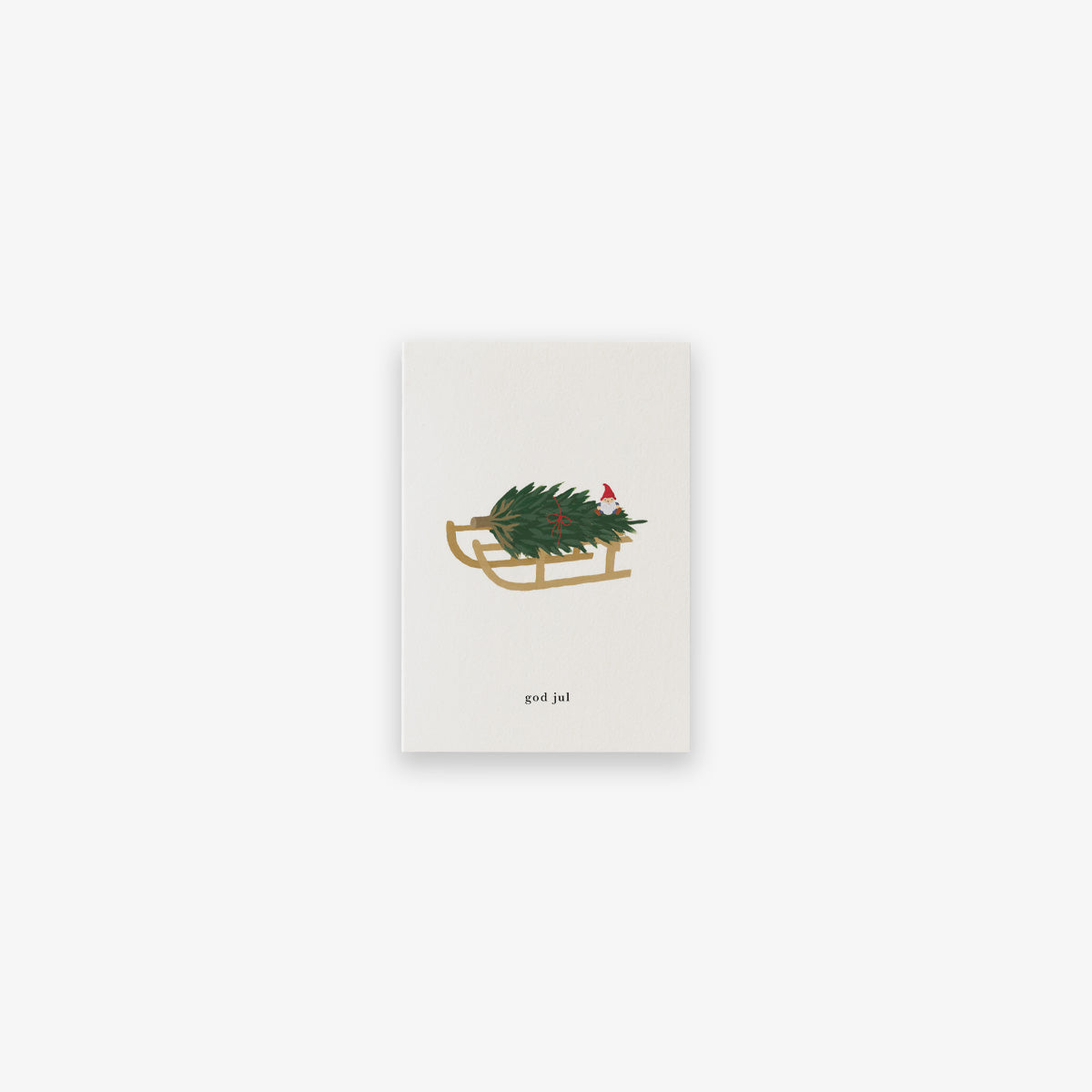 SMALL GREETING CARD // JULEKÆLK (DANISH)