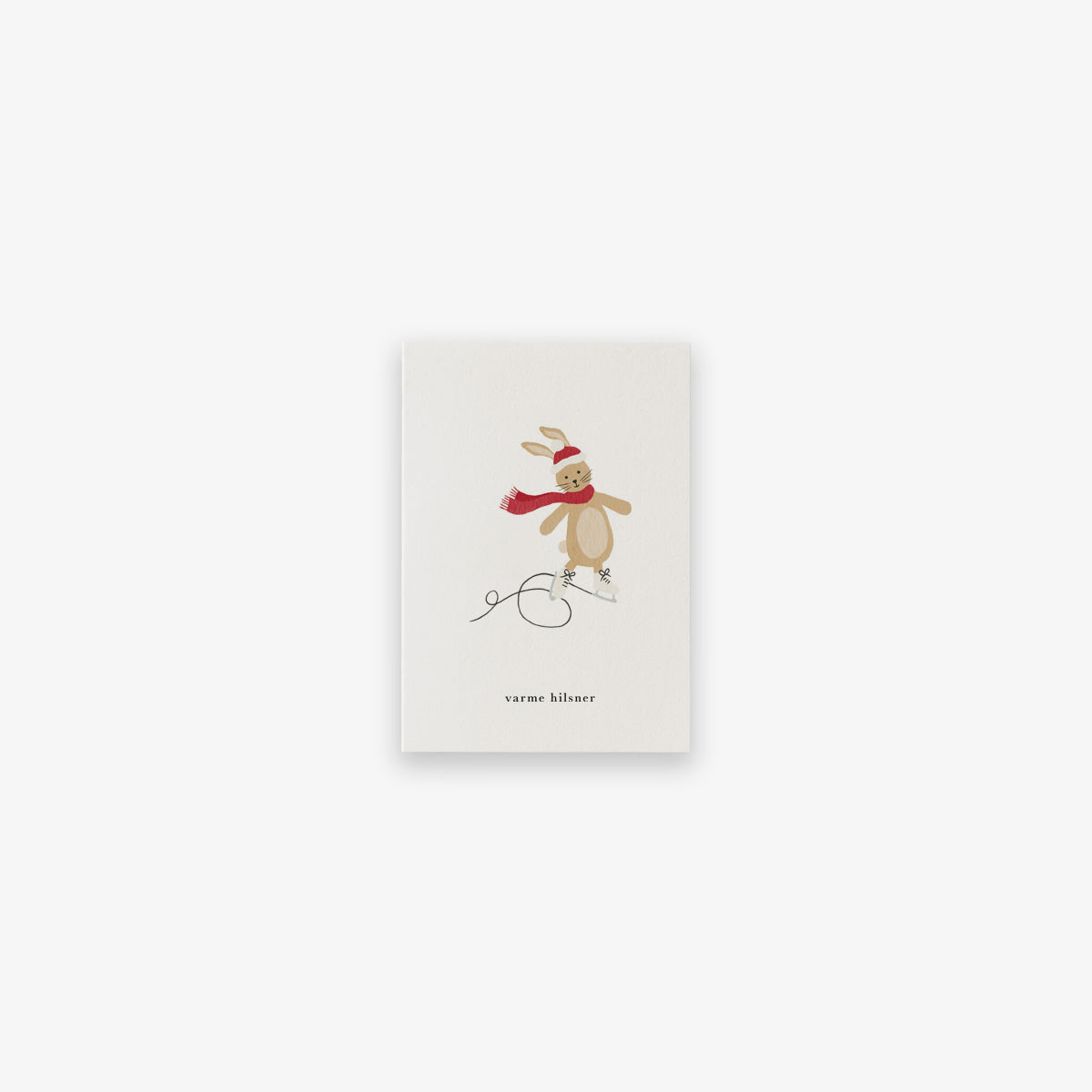 SMALL GREETING CARD // JULEKANIN (DANISH)