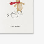 SMALL GREETING CARD // JULEKANIN (DANISH)
