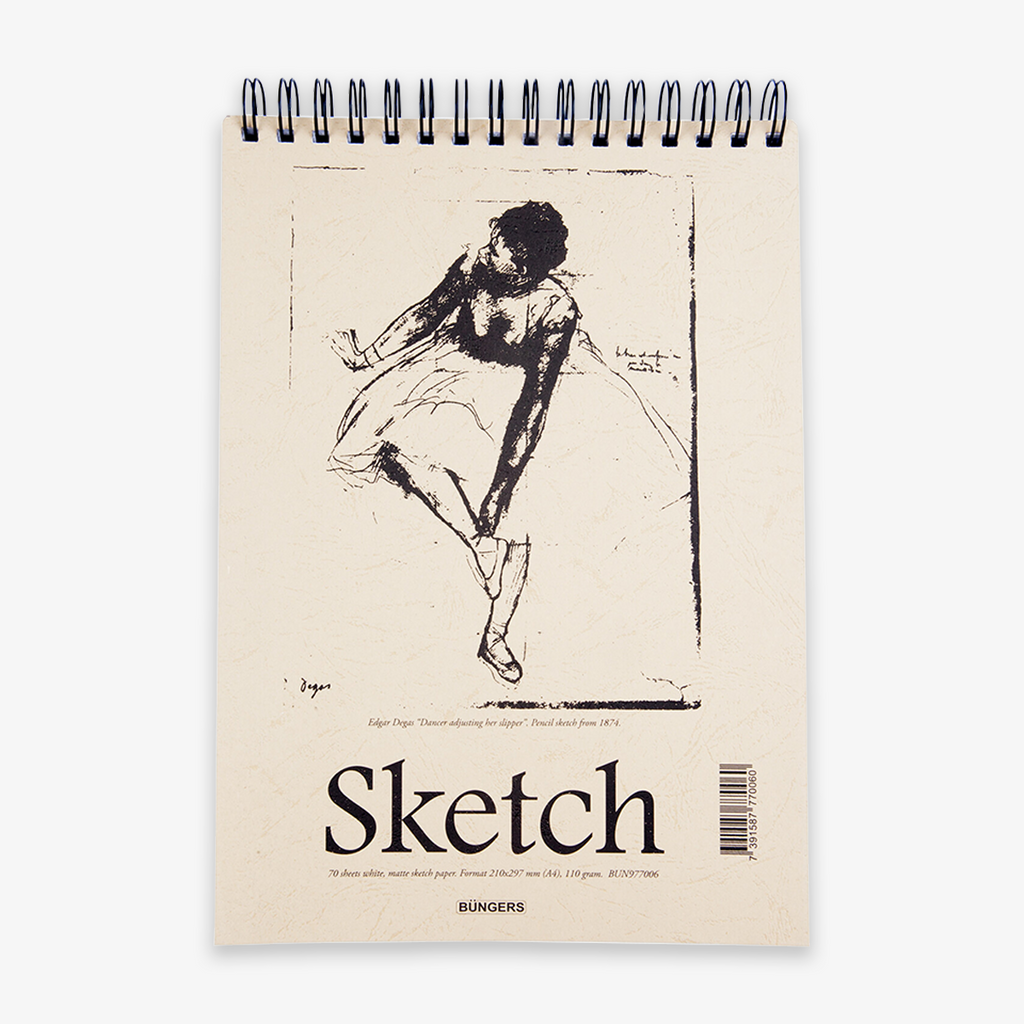 SPIRAL-BOUND SKETCH PAD // A4