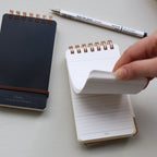 SPIRAL-BOUND NOTEPAD // BLACK