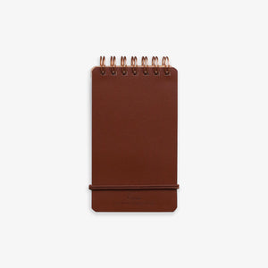 SPIRAL-BOUND NOTEPAD // BROWN