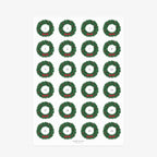 STICKERS // ADVENT CHRISTMAS WREATH 1-24