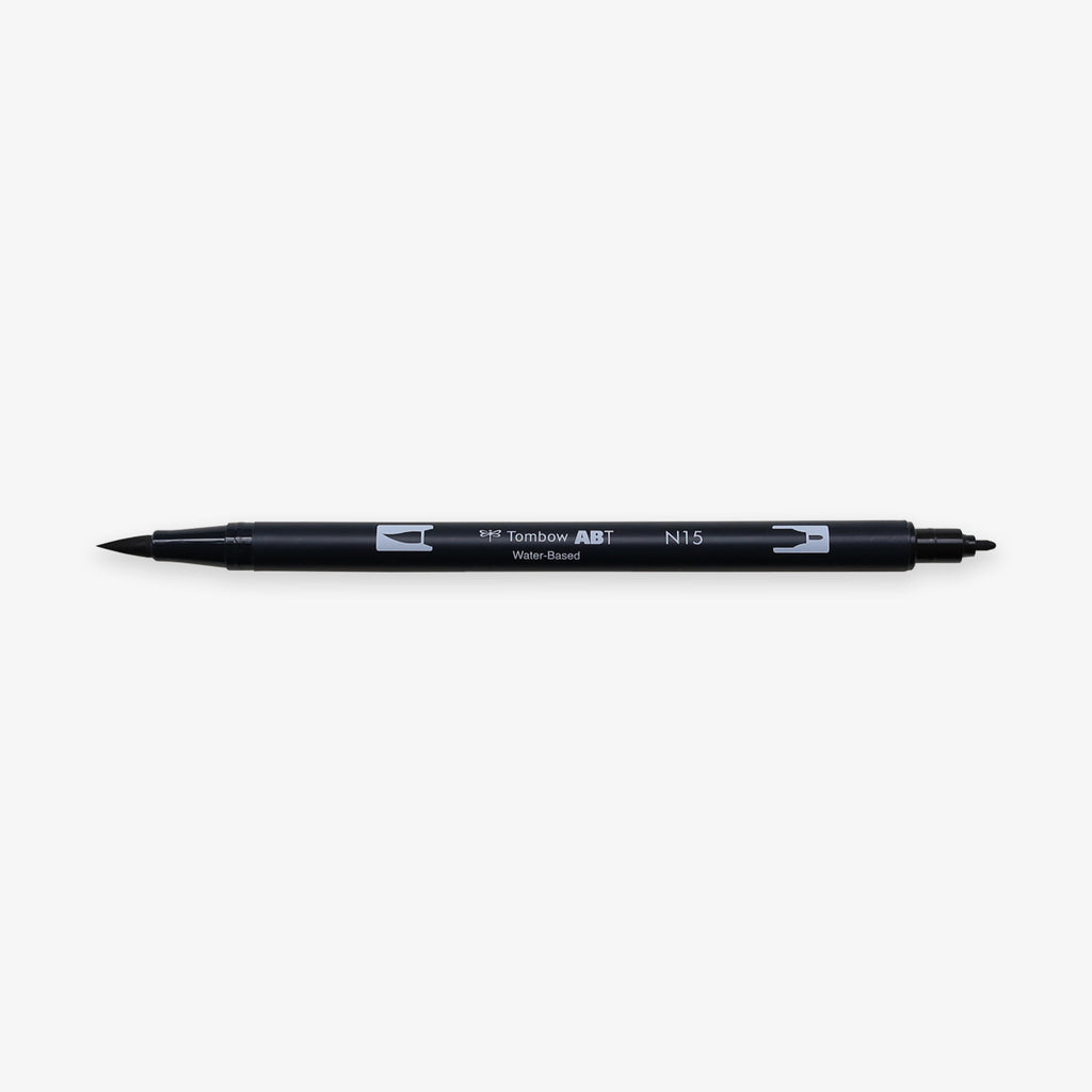 ABT DUAL BRUSH PEN // BLACK