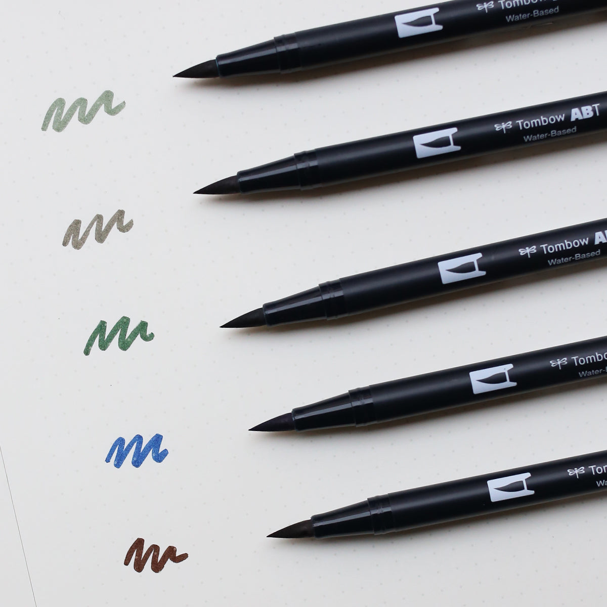 ABT DUAL BRUSH PEN // HUNTER GREEN