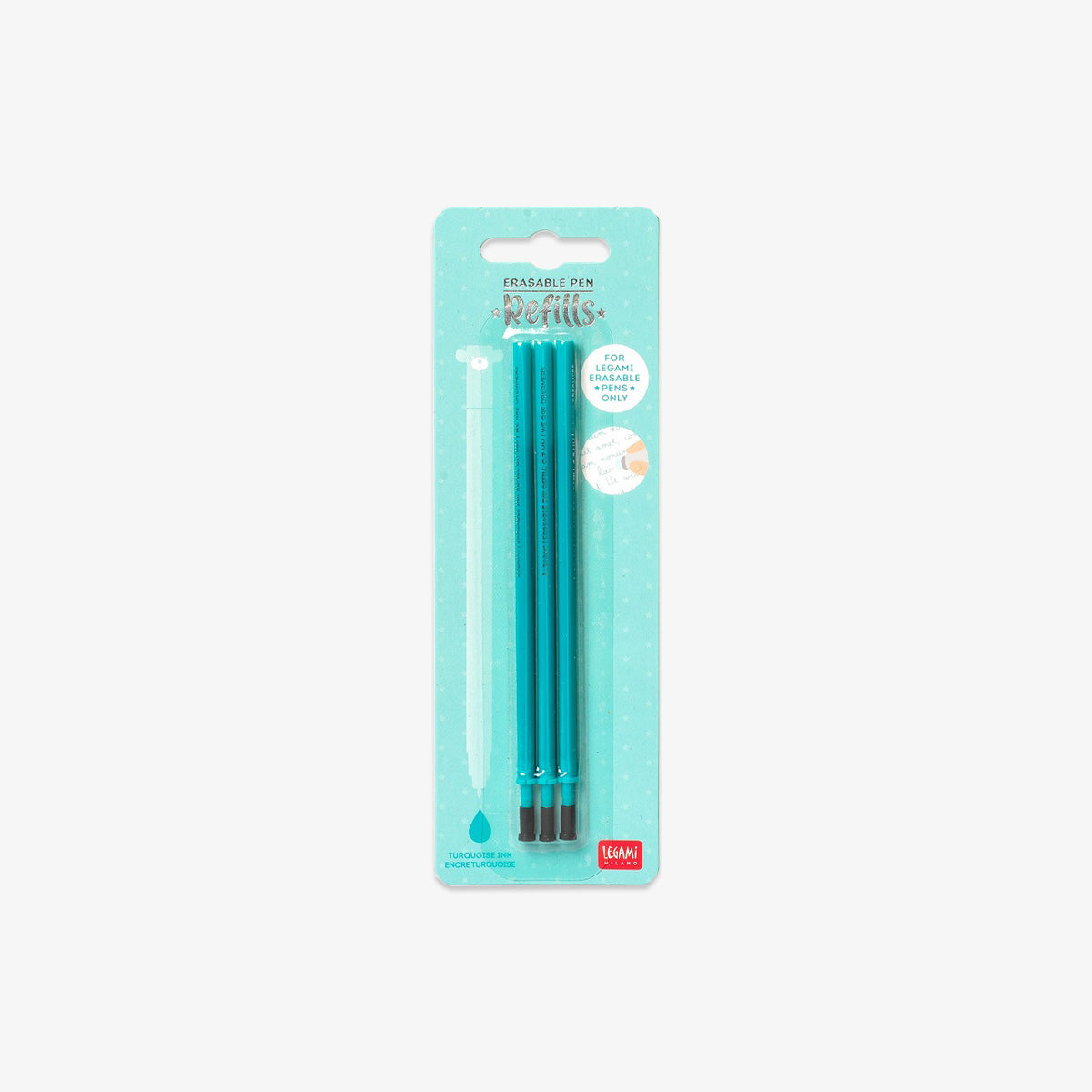 INK REFILLS FOR ERASABLE GEL PENS // TURQUOISE